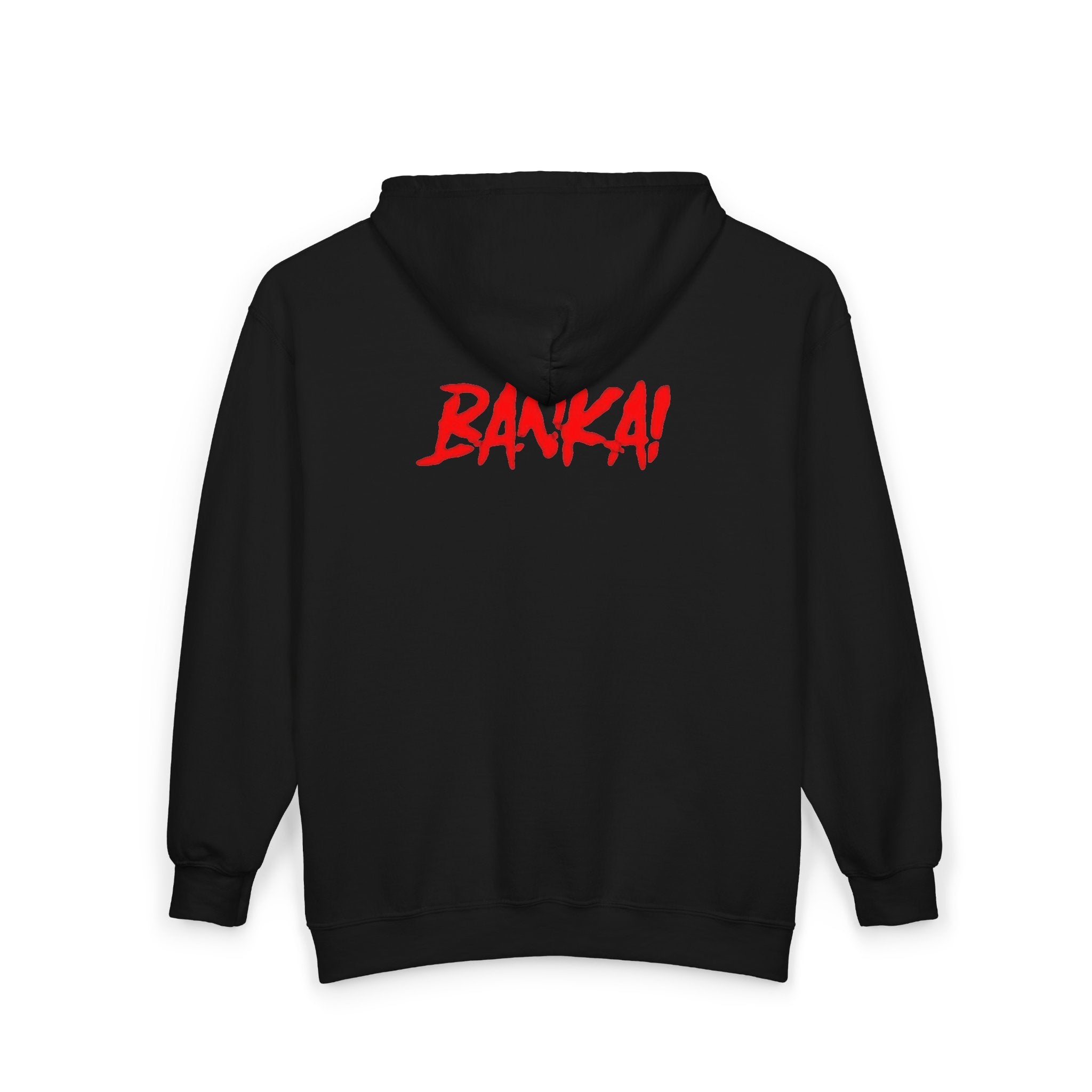 Bankai Zip Hoodie — Anime Hollow Mask & Flames Full-Zip Sweatshirt
