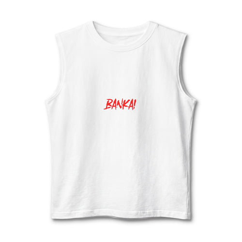 Anime Muscle Tank "BANKAI" Back Graphic — Fierce Shinigami Style